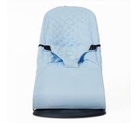 belltop Baby recliner cover compatible with BabyBjörn Balance Soft and Bliss (replaces the original). Ergonomic hammock cover: hypoallergenic polycotton - light blue