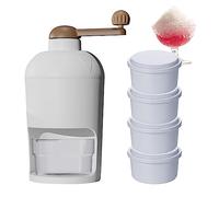 bellv Ice Shaver - Portable Ice Shaver for Home Use - Shaving Ice Machine with 4 Ice Moulds, Crushed Ice Machine for Snow Cones, Cocktails, Healthy Snacks, Ice Cream Maker