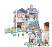bellv Princess Castle Playhouse, for Girls | Princess Building Toys | Princess Castle Safe House with Light
