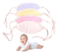 Belly Band for Baby 4Pcs Umbilical Cord Cover for Newborn 0-12 Months, 8.9x4.3 Inch Soft Cotton Baby Belly Button Band with Bandage and Tight Edge, Infant