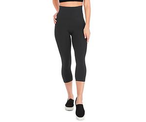 Belly Bandit Mother Tucker Womens Capri Leggings - Compression Shapewear Seamless Breathable Knit (X-Small, Steel Grey)