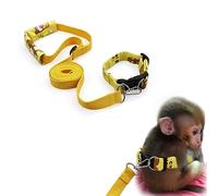 Belly Bands and Matching Leash for Marmoset Monkeys with Adjustable Buckle Waist Circumference Less Than 8 Inches Comfortable Washable Durable