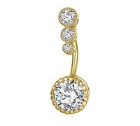 Belly Bars, Stainless Steel Belly Rings,Body Piercing Jewelry,Belly Piercing Navel Bar, Belly Button Rings, Belly Button Bars Hoops, Navel Rings,Belly Button Piercing Body Jewelry (A, One Size)