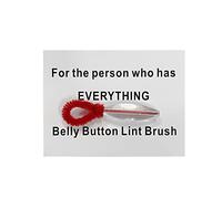 Belly Button Lint Brush Cleaner Reusable Navel Cleansing Tool for the Person Who has Everything Funny Gift Christmas/Valentine's Day Lovers Boy/Girl Friend 5cm/1.96 (A, One Size)