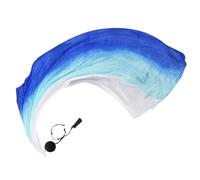 Belly Dance Scarf - Chiffon Veil Poi, Dance Silk Veil | Multi Color Silk Performance Prop Lightweight Twirling Twirling Ball Graceful Flowing Motion Accessory Professional Stage Equipment V
