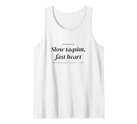 Belly Dance - Slow Taqsim Fast Heart - Belly Dancer Tank Top