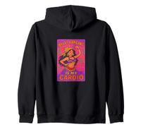 Belly Dancing Is My Cardio Funny Dancer Statement Zip Hoodie