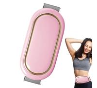 Belly Fat Burning Belt Electric Abdominal Muscle Trainer, Portable Abdominal Muscle Massager for Strengthening and Muscle Building for On the Go Yoga Pilates Home