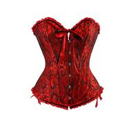 Belly Hide Women's Chest Support Classic Cocktail Night Club Spicy Girl Shaping Bodybuilding Underwear Belly Hide Women, Wine Red, 6X-Large