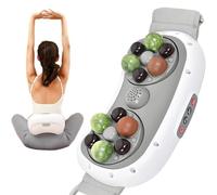 Belly Massage Heating Belt, Electric Abdominal Massager, Temperature Range: 38-42℃, 12 Bianstones Assist Deep Massage, for Abdomen, Back, Neck and Legs