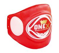 Belly Protector Pad Comfort Shield Armor Taekwondo Body Protector Chest Ribs for Boxing MMA Muay Thai Fitness Gym Workout Training Sports Equipment (RED)