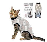 Bellyguard Cat Recovery Suit Female and Male, Comfy Onesie After Surgery, Kitten Clothes for Post-Op Care, Neuter and Spay Healing Outfits for Cats Only - Comfortable Kitten and Adult Cone Alternative