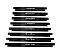 Belmalia Set of 8 Step-DOWN Rings, Lens filter Adapters: 82mm 77mm 72mm 67mm 62mm 58mm 55mm 52mm 49mm