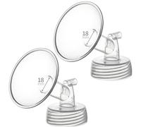 Belmikal 18mm Flanges Compatible with Spectra S2 S1 9 Plus Ameda MYA Motif Luna Breastpumps Replacement to Pump Parts Flange. Compatible with Spectra Parts/Accessories