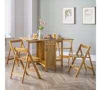 Savoy 4 Seater Dining Set Light Oak