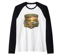 Belmont Lake State Park New York Hiking Novelty Souvenir Raglan Baseball Tee
