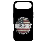 Belmont Massachusetts, Vintage American flag Case for iPhone Air