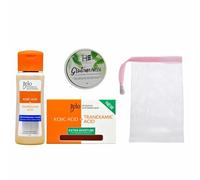 Belo Intensive Whitening Kojic acid + Tranexamic Micropeeling Toner and Bar and Glutamansi All Purpose Whitening Cream with FREE Soap Mesh