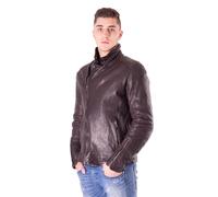 BELO JAMES leather jacket brown 48