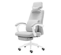 BELOF High-Back Executive Swivel Office Desk Chair with Lumbar Support & Armrests, Adjustable Height, Modern Leisure Computer Chair - Gray