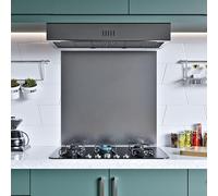 BELOFAY 1mm Thick Stainless Steel Splashback for Kitchen, Brushed Finish, Hob Splashback For Cookers with Adhesive/Glue included 600x700mm
