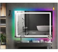 Belofay 500 X 700 mm Bathroom Led Mirror, Rgb Lights, Wall Mounted, Toughened Glass, Touch Control
