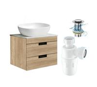 Belofay 600mm Wall Mounted Vanity Unit With Basin