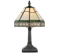 Belofay 8 Inches Mission Tiffany Table Lamps, Stained Glass Handmade Tiffany Vintage Bedside Table Lamps 13 Inches Height