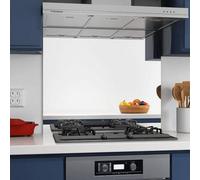 Belofay Clear Tempered Glass Mirror Splashback For Kitchen 6mm, Heat Resistant Splashbacks For Cookers (60X70Cm)