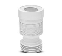 Belofay Flexible Toilet Pan Connector 240-500mm Adjustable Waste Pipe Connector, Universal Fit for WC Outlet 90-110mm, Durable Leak Resistant Drainage Solution for Easy Installation
