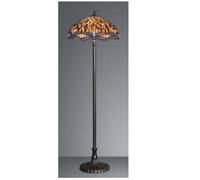 Belofay Stained Glass Handmade Dragonfly Tiffany Floor Lamps For Living Room, Bedroom, And Lounge (16-Inches)
