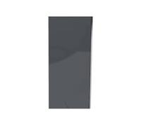 BELOFAY Toughened Grey Tinted Glass Baluster Decking Rack Railing Infill Stairparts Easy Fit for Stair, Landing Or Balcony, Glaze Glass Staircase. (8x80x860mm (TxWxH) LANDING PANELS)