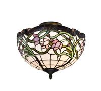 Belofay Wild Vine Jewel Pendant Ceiling Light Shade, Tiffany Ceiling Light Stained Glass Handmade Uplighter Shade Ceiling Lights