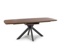 beloit large wooden extending dining table in smoked oak