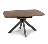beloit small wooden extending dining table in smoked oak