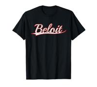 Beloit Wisconsin Vintage Varsity Throwback Style T-Shirt
