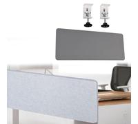 Below Desk Privacy Panel, Under Office Desk Standing Desk, for Improve Privacy, Easy to Install LxH 48x22 in