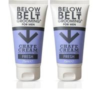 Below The Belt Men’s Anti Chafing Cream, Daily Relief for Thighs and Groin with Fresh Cooling Scent - 75 ml (Pack of 2)