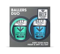 Below The Belt Men's Mens Groin Deodorant, Anti-Chafing Cream for Men Ballers Duo Gift Set in Clear Below The Belt Clear