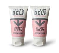 Below The Belt Women’s Anti Chafing Cream for Thighs, Under-Bust and Buttocks with a Fresh Breeze Scented Care - 75ml Duo Pack