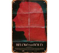 Below the Fold (2021) Movie Plaque Poster Metal Tin Sign 8" x 12" Vintage Retro Wall Decor