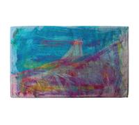 Below The Tower Stylish KitchenTowel Benjamin Tate Design Blue One Size