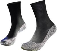 mysmartbuy.com Below Zero Aluminium Fibre Thermal Socks - Lightweight Black Unisex Socks That Keep Feet Warm & Dry - Size S/M (5-8)