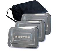 Below Zero Deluxe Stainless Steel Reusable Cooling Pack | Durable Ice Pack Lasts 48 Hours, Ice Pack for Bento, Lunch Bags, Coolers, Picnics, Camping, Beachgoers, Sporting Events | Longest Lasting