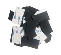 BELOWSYALER 10pcs 2mm Thick Anti Slip Adhesive Silicone Mat for Laptop Furniture Keyboard Controller Pad Mat