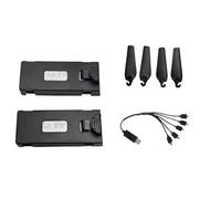 BELOWSYALER 1800mAh Battery with USB Charging Cable & 4 Spare Propellers for E88 Series Lightweight Strong Component Long Flight Time UAV Battery