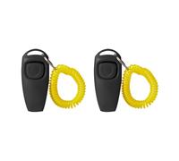 BELOWSYALER 2pcs Dog Training Tool Clickers Whistles With WristStrap For Effective Commands And Behavior Control For Outdoor Indoor Pet Training Clickers With