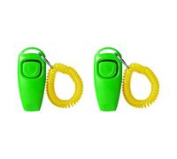 BELOWSYALER 2pcs Dog Training Tool Clickers Whistles With WristStrap For Effective Commands And Behavior Control For Outdoor Indoor Pet Training Clickers With