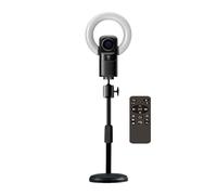 BELOWSYALER 4K UHD Autofocus USB Webcam with Integrated Fill Light and Adjustable Brightness for Video Conferencing Streaming Device Webcam