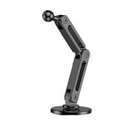 BELOWSYALER Adjustable 17mm Ball Mount Adhesive Base Aluminum Mounting Base for Car Dashboards Magnetic Phone Holder & Tablet Stand
